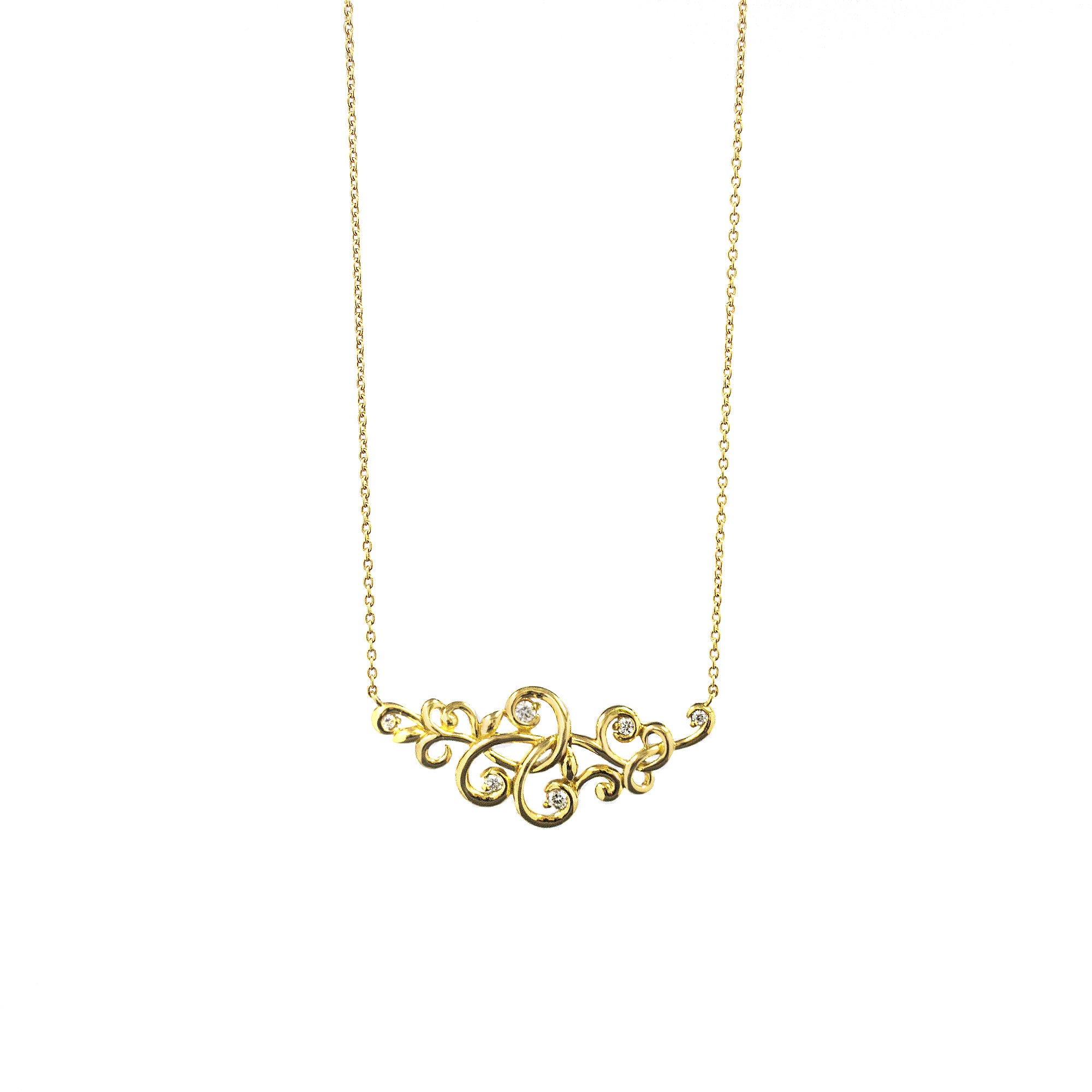 K18 Diamond Necklace(MLNC038) – miryam-r