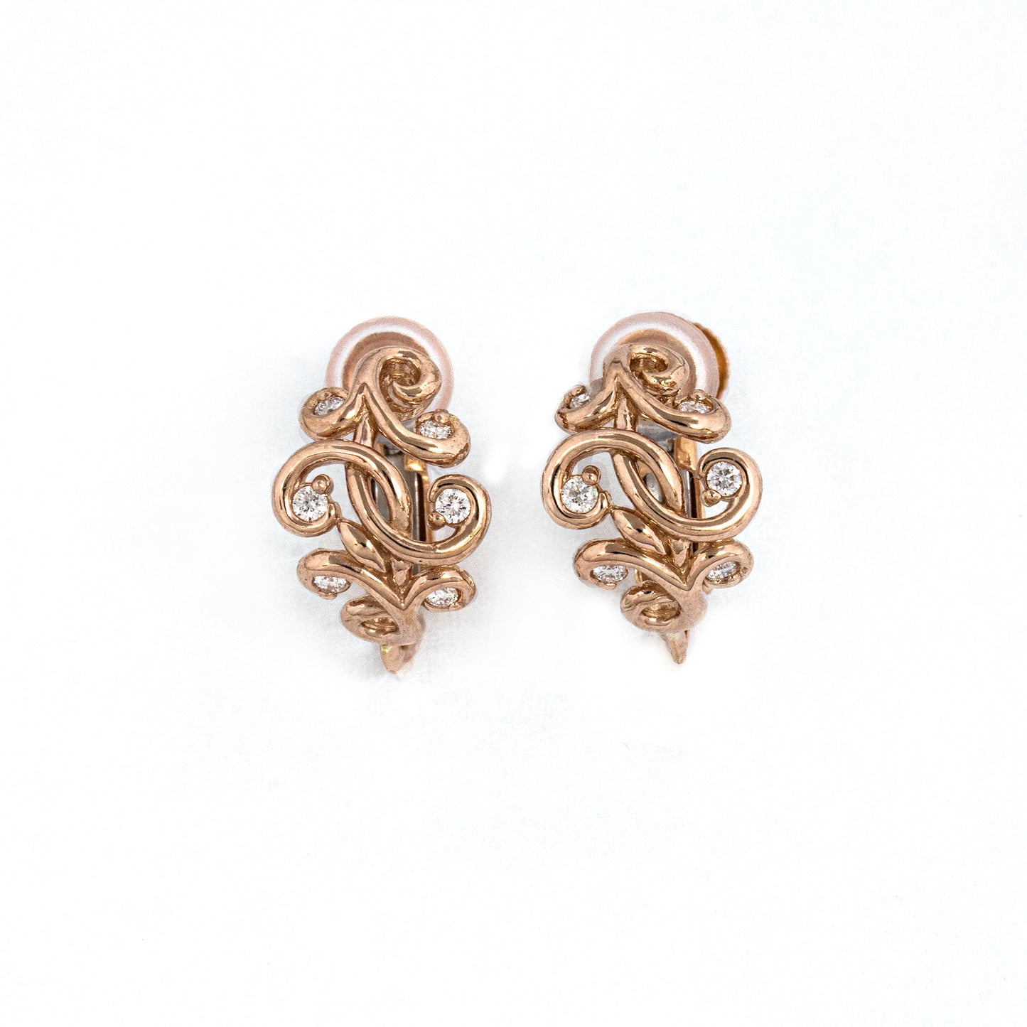 K18 Diamond Earrings(MLER036)