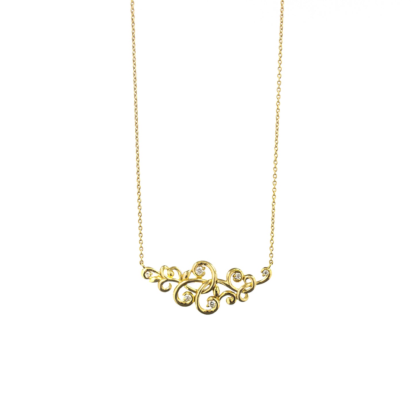 K18 Diamond Necklace(MLNC038)