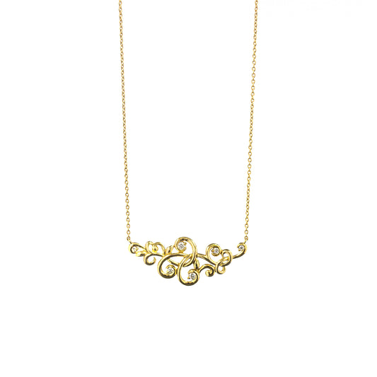 K18 Diamond Necklace(MLNC038)