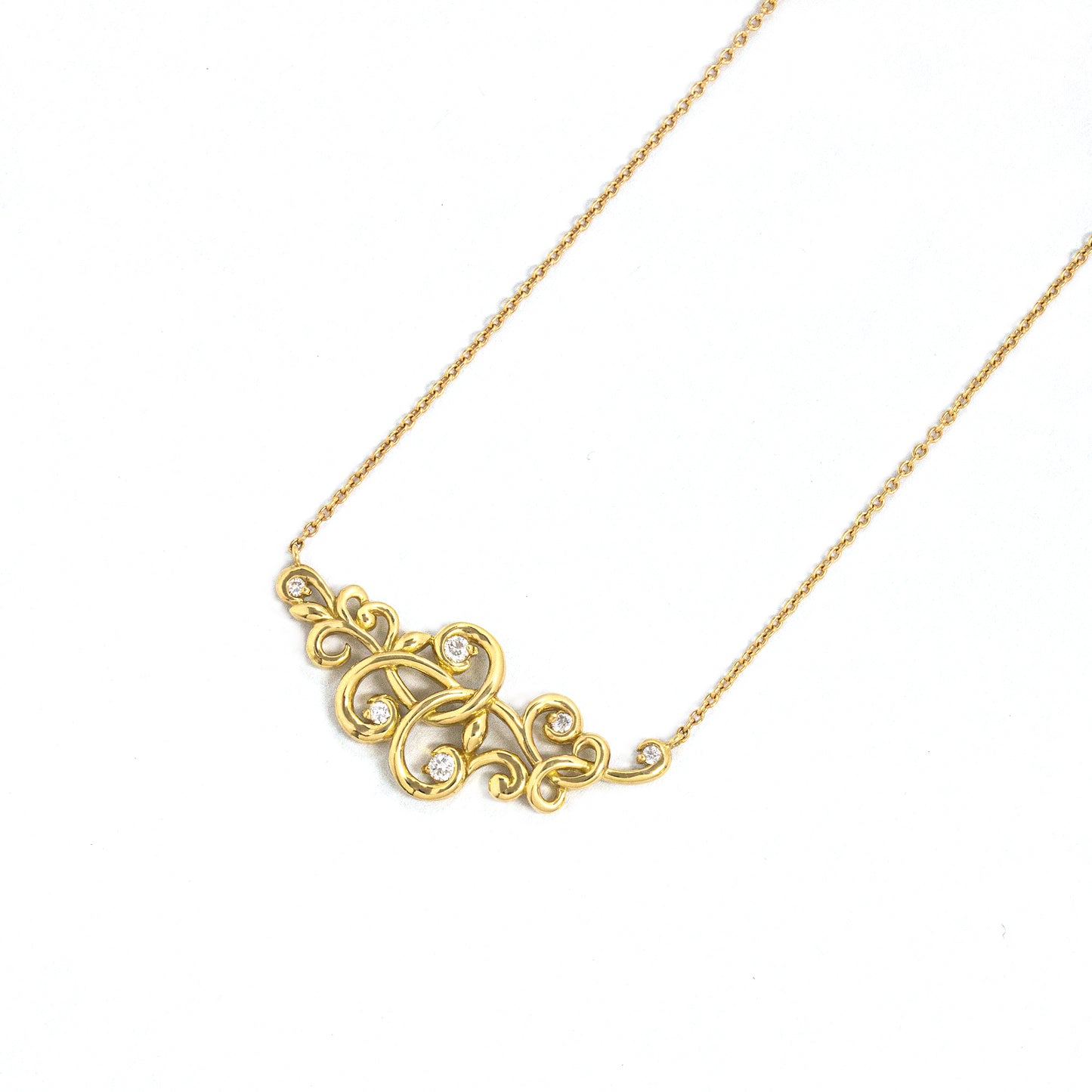 K18 Diamond Necklace(MLNC038)