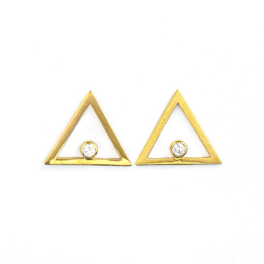K18 Diamond Earrings(MMERKF6Y)
