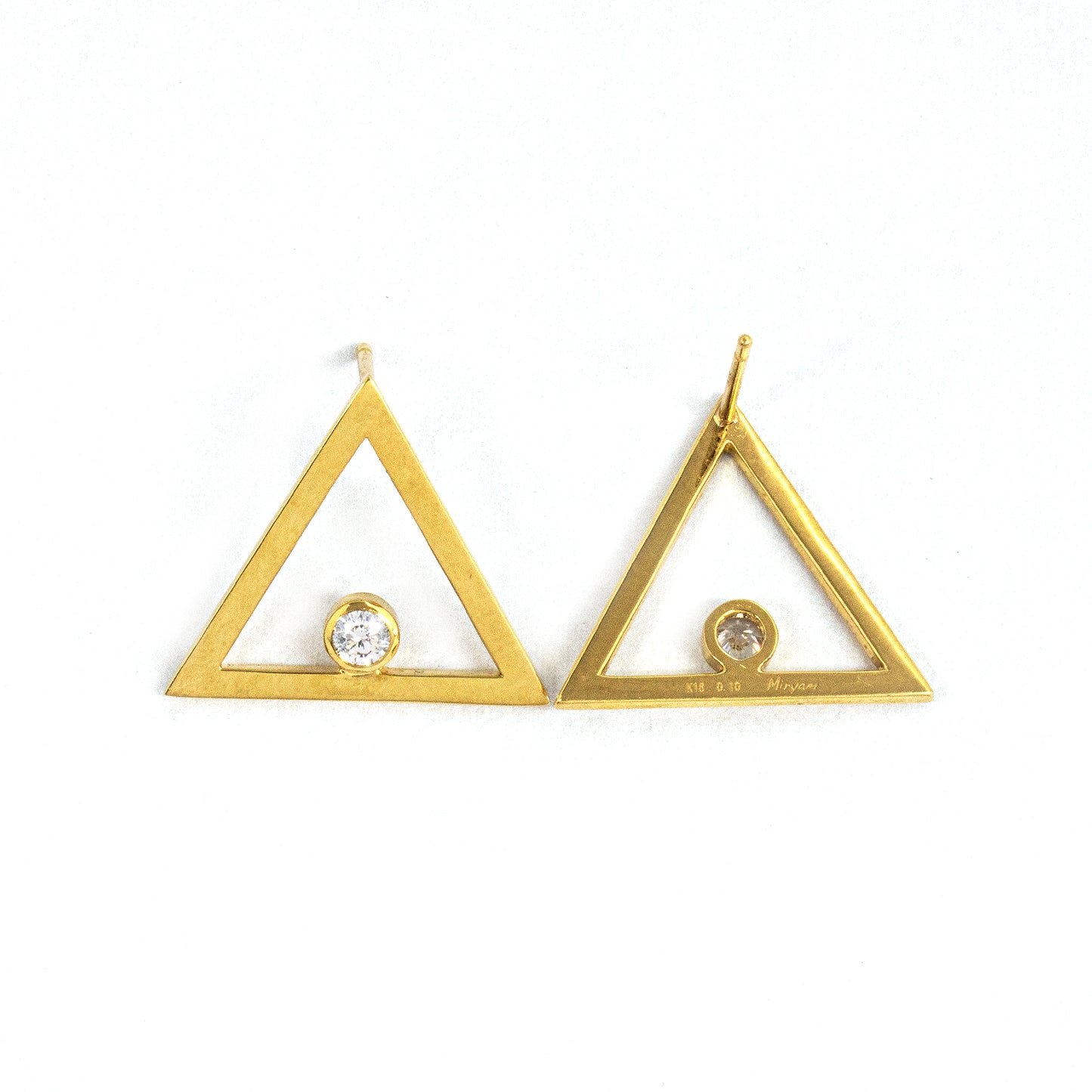 K18 Diamond Earrings(MMERKF6Y)