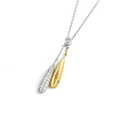 K18/Platinum Diamond Necklace(MMNC048E)