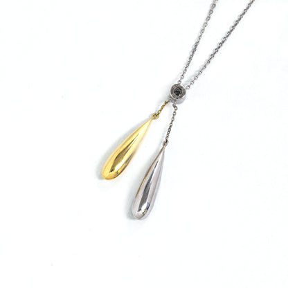 K18/Platinum Diamond Necklace(MMNC048E)