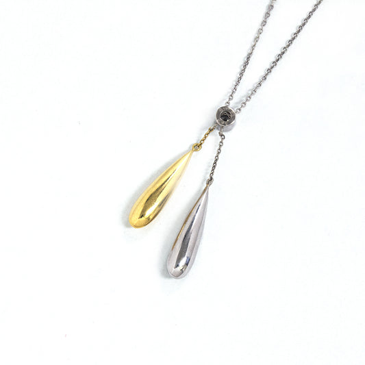 K18/Platinum Diamond Necklace(MMNC048E)