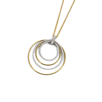 K18/Platinum Diamond Necklace(MMNC307E)