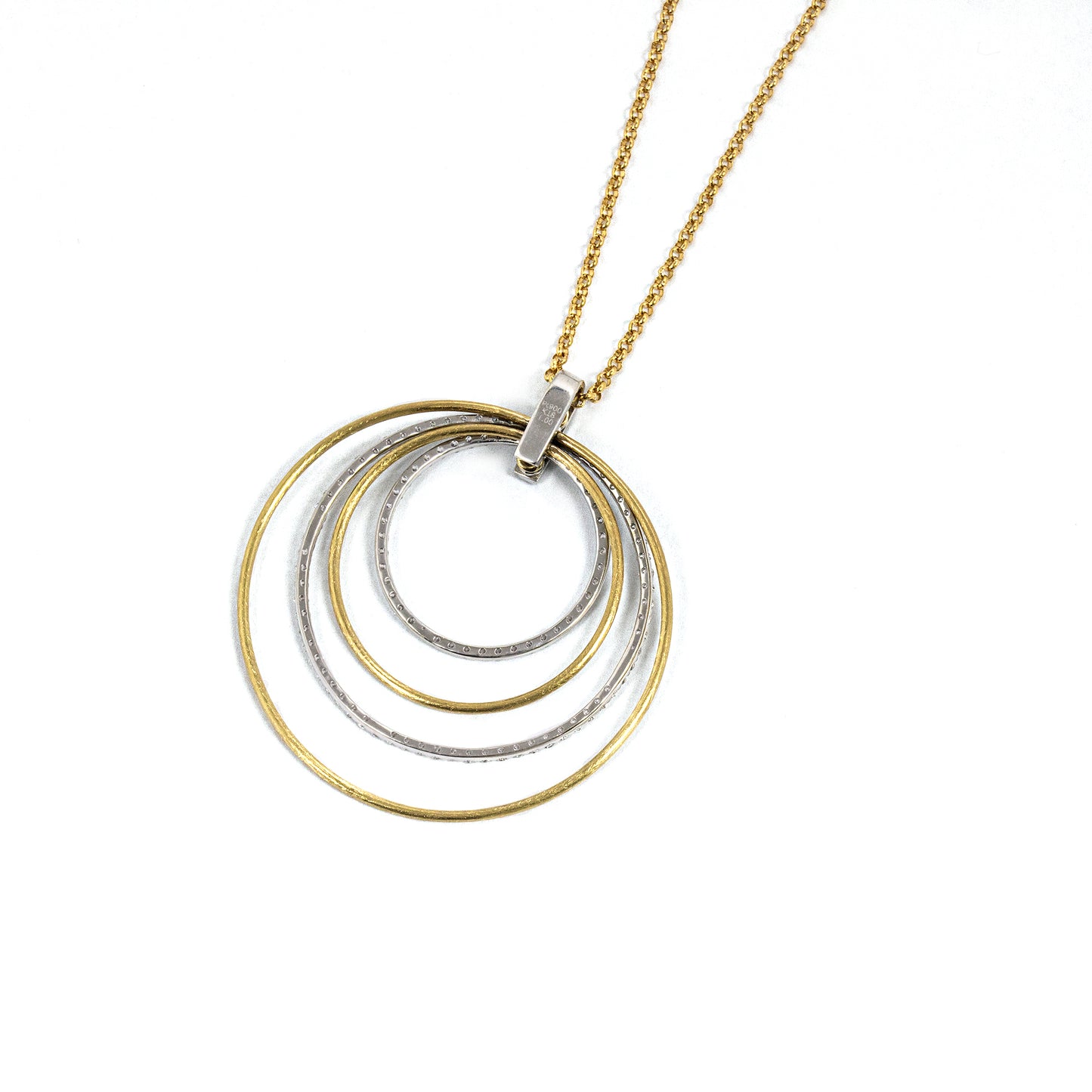 K18/Platinum Diamond Necklace(MMNC307E)