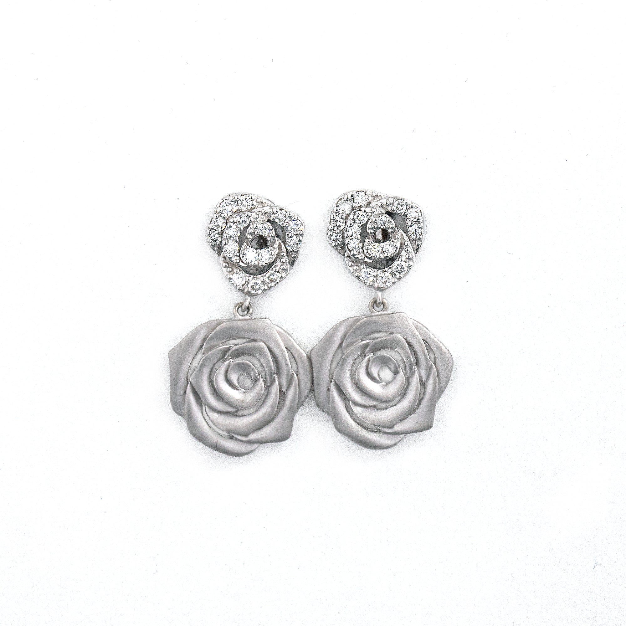 K18 Diamond Earrings(MRER043) – miryam-r
