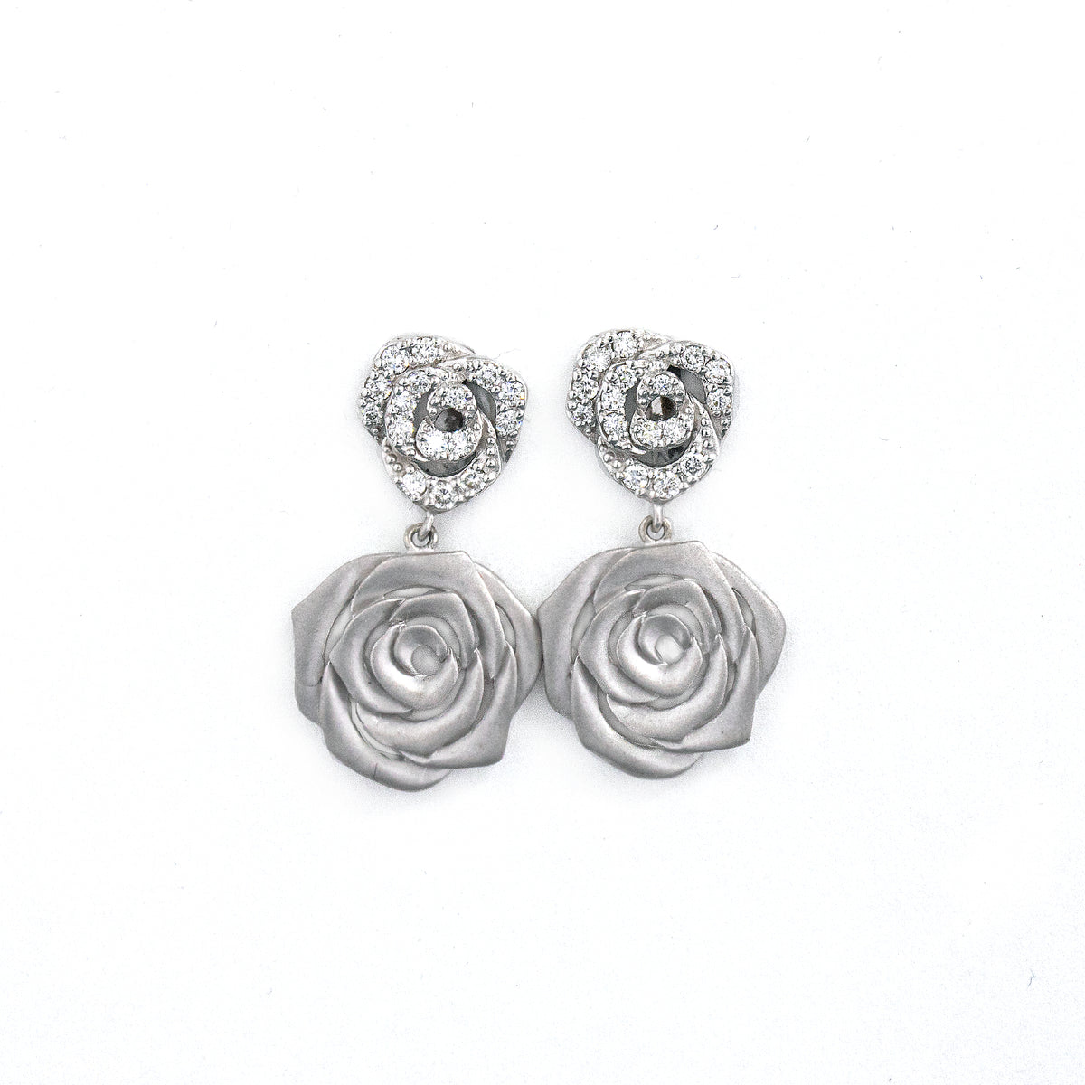 K18 Diamond Earrings(MRER043) – miryam-r
